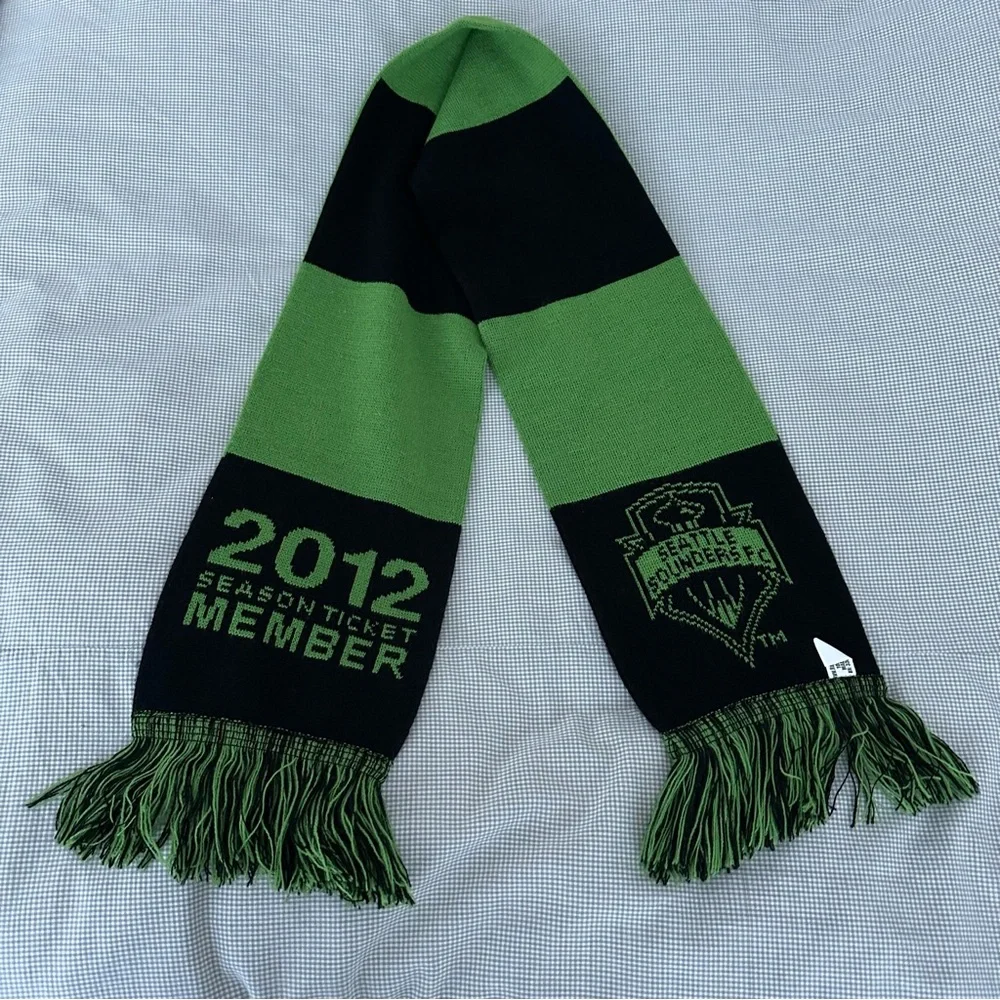MLS Sale! Five Seattle Sounders FC Soccer Season Tix Holder Scarves! - Picture 5 of 16